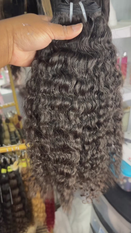 Raw Indian Deep curl (2 bundle deal)