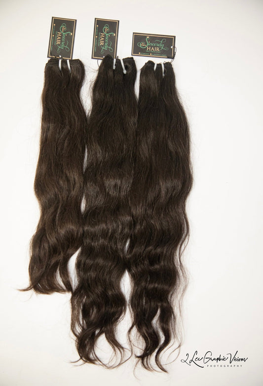 Raw Indian hair extensions